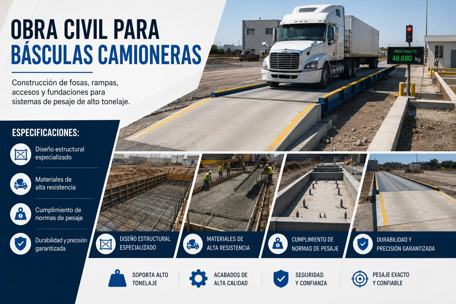 Civil Works for Weighbridges